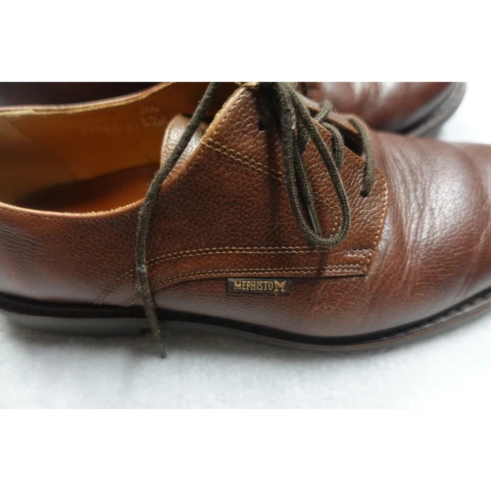 Mephisto‎ Marlon Mens Size 10.5 Derby Lace Up Goodyear Welt Brown Leather Oxford